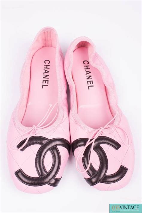 chanel cambon pink|Chanel cambon flats.